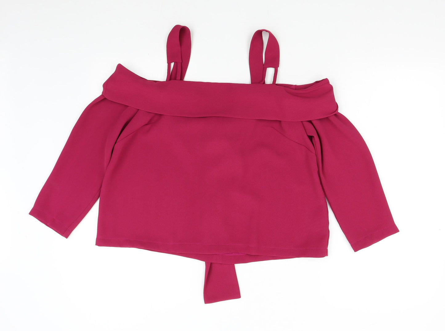 Topshop Womens Pink   Basic Blouse Size 12