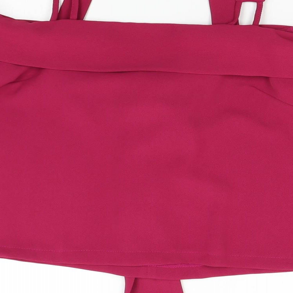 Topshop Womens Pink   Basic Blouse Size 12