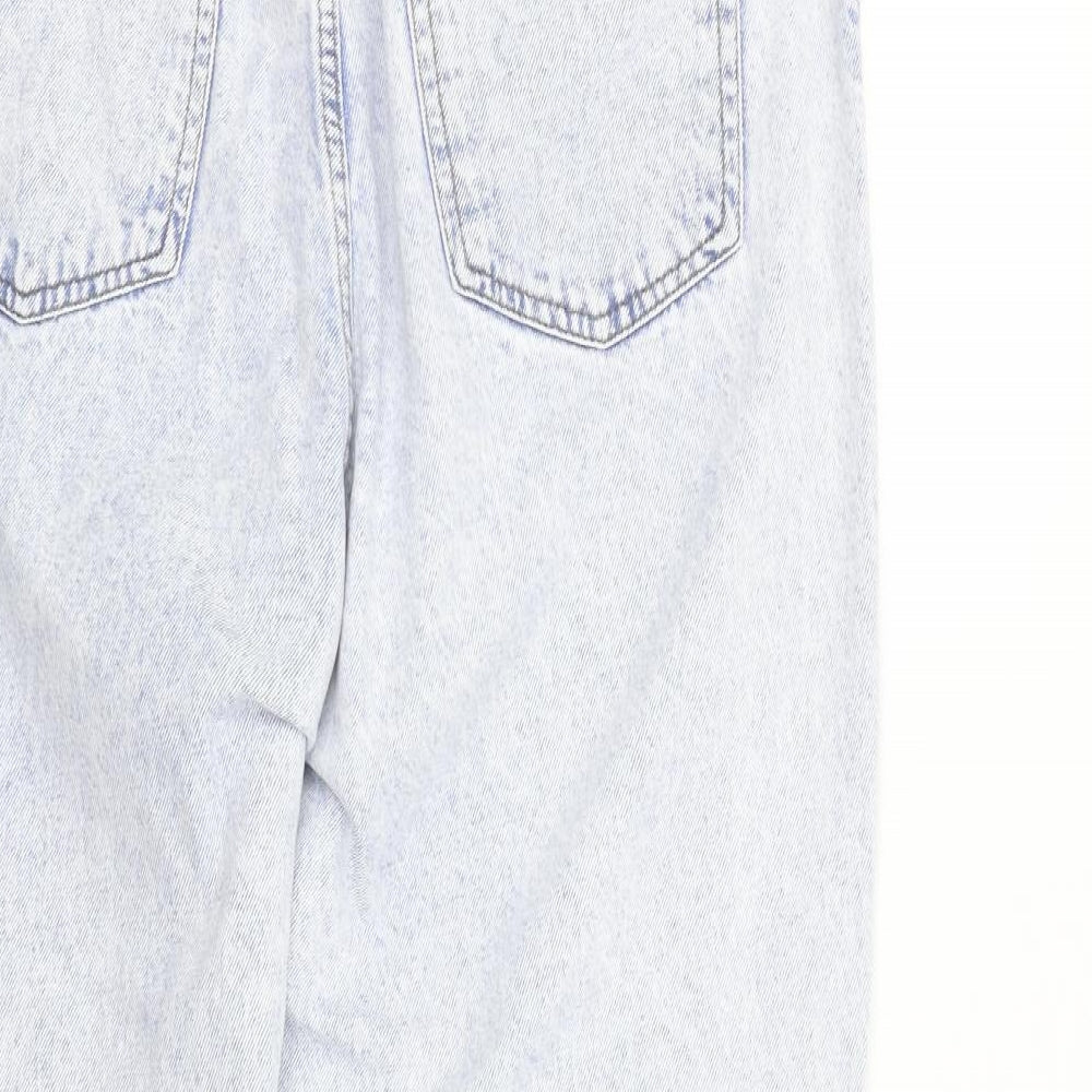 Primark Womens Blue  Denim Mom Jeans Size 16 L27 in
