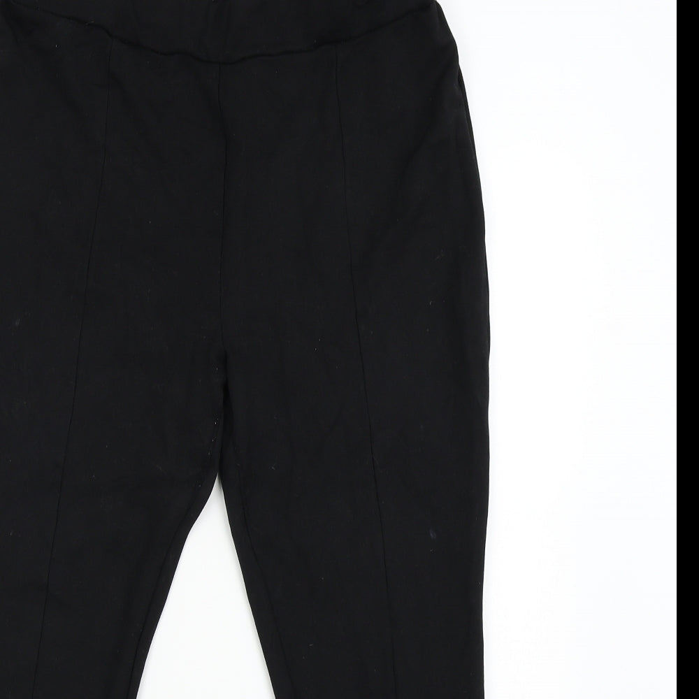 River Island Womens Black   Capri Trousers Size 16 L23 in