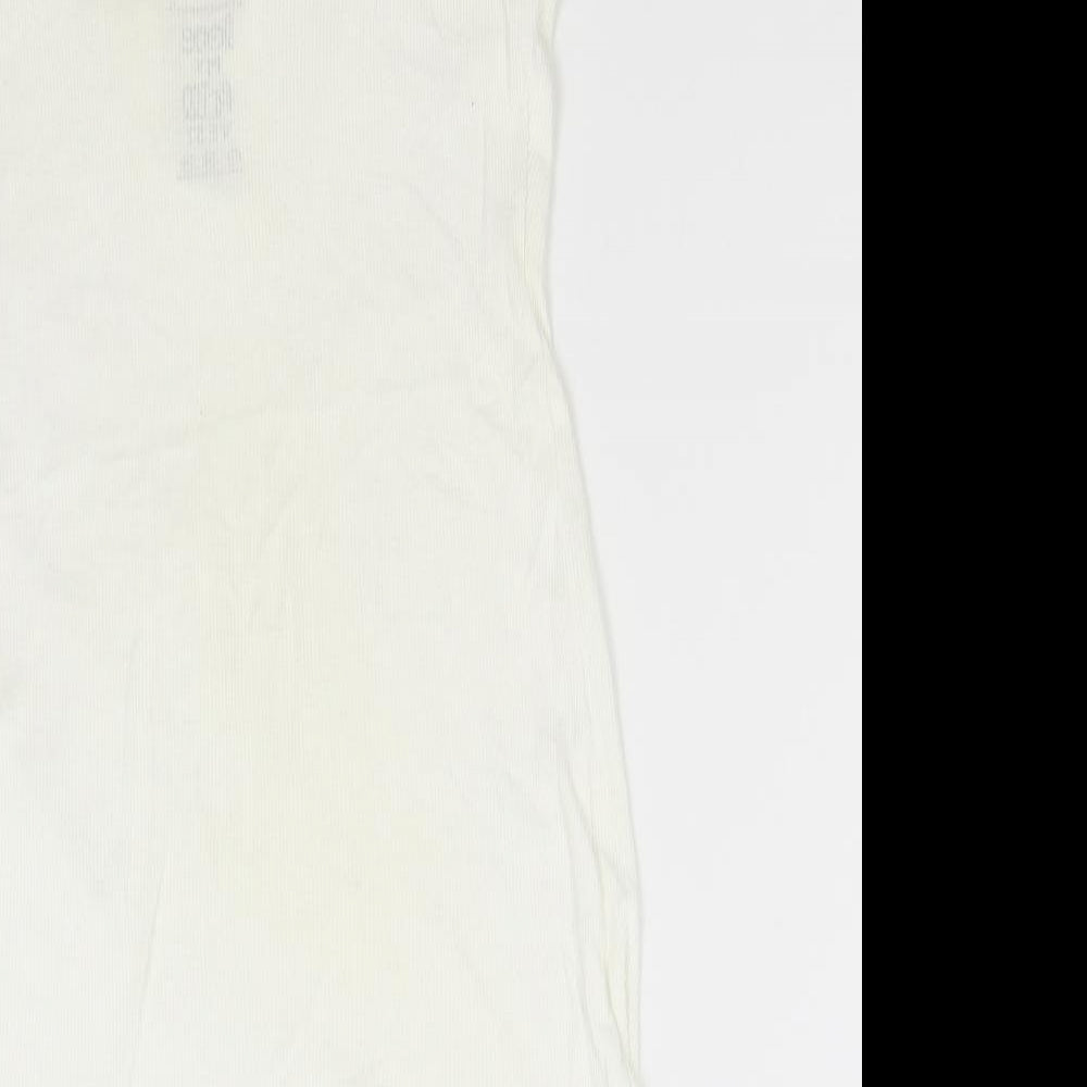 Primark Womens White   Basic Tank Size 10