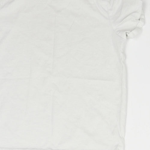 NEXT Girls White   Basic T-Shirt Size 11 Years  - Organic Cotton