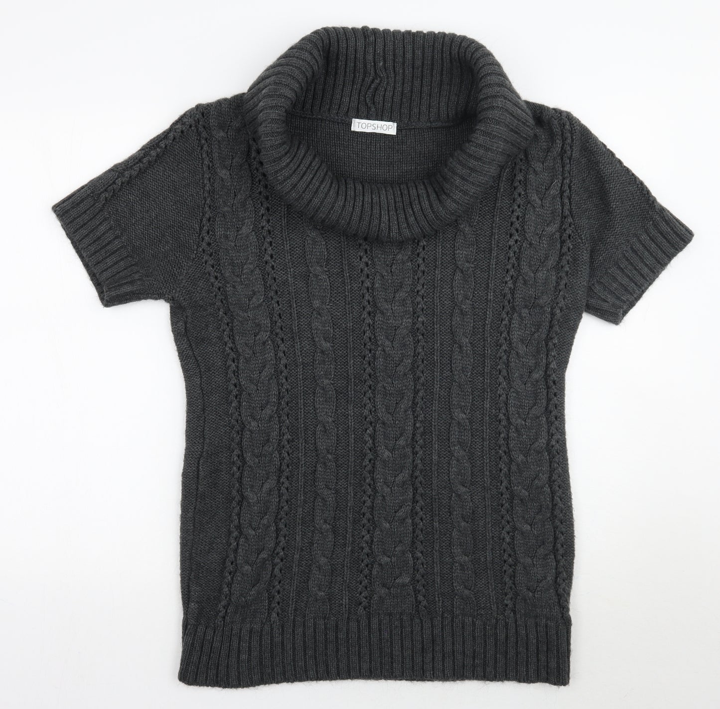 Topshop Womens Grey   Pullover Jumper Size 14