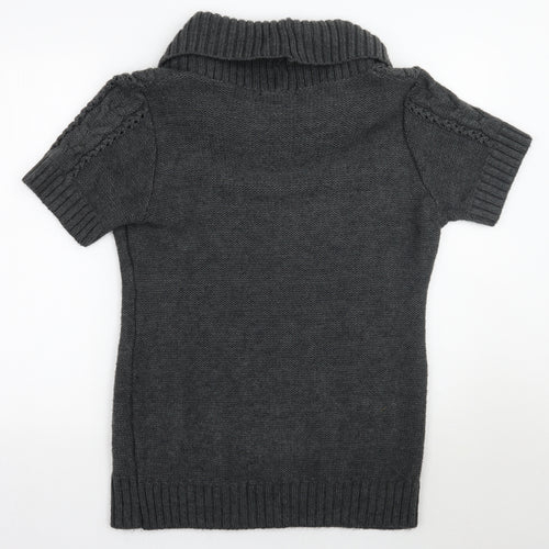 Topshop Womens Grey   Pullover Jumper Size 14