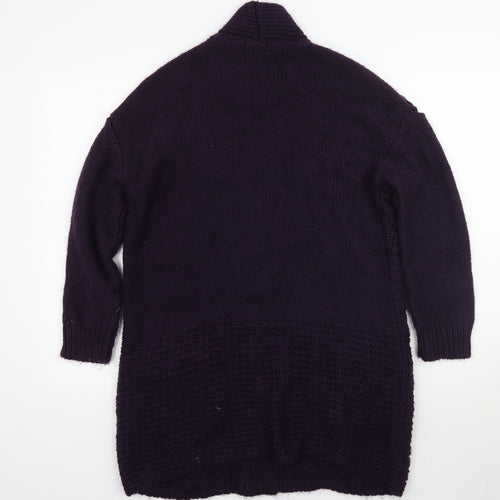 TU Womens Purple   Cardigan Jumper Size 8