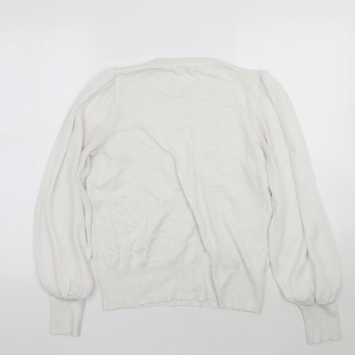 TU Womens White   Pullover Jumper Size 14