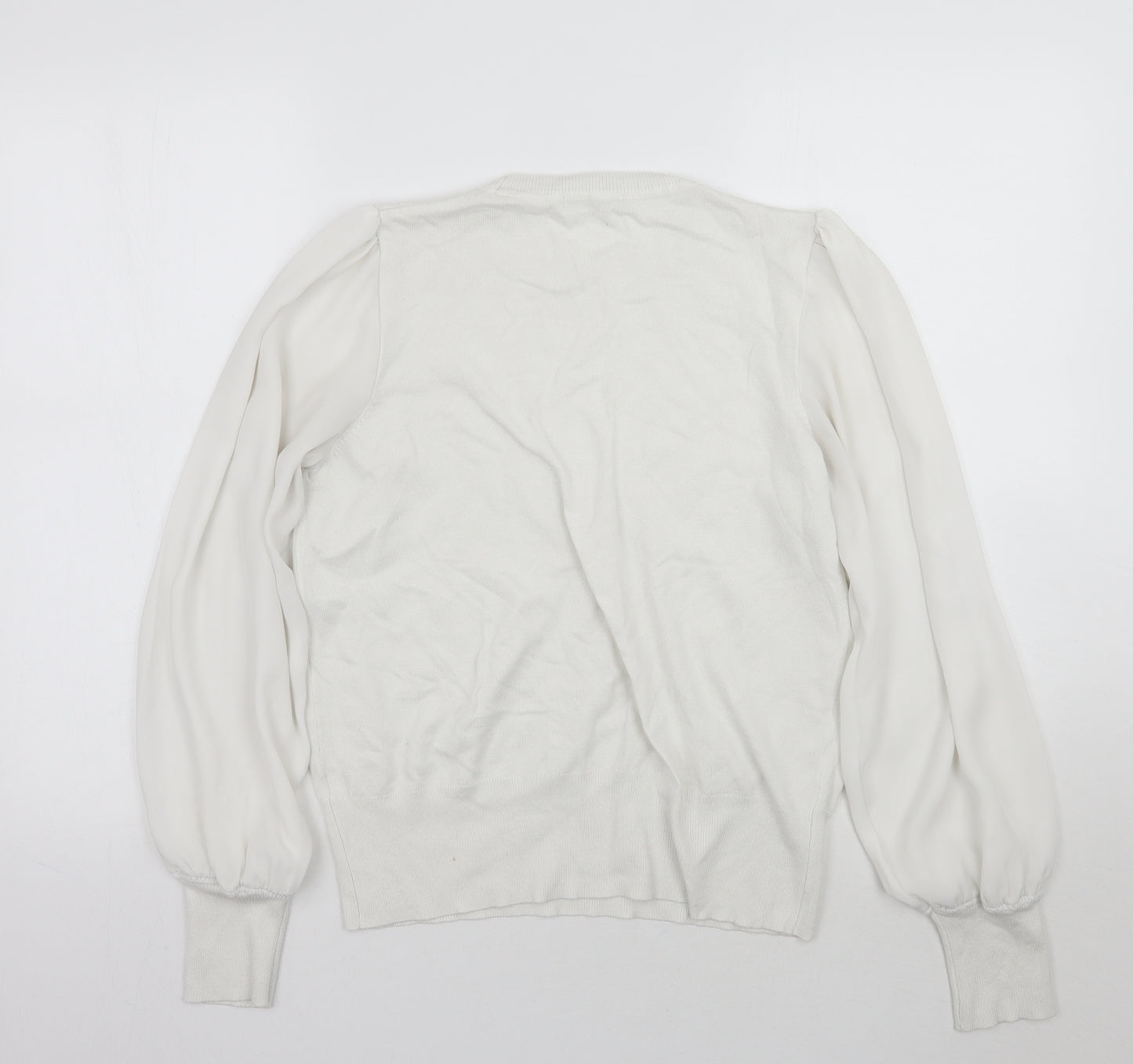 TU Womens White   Pullover Jumper Size 14