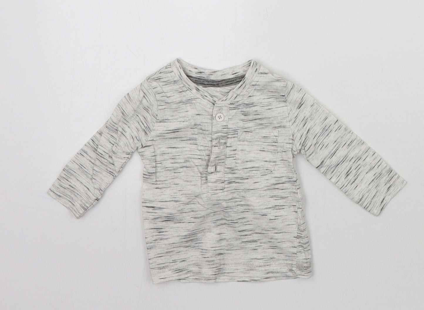 George Baby Grey   Pullover T-Shirt Size 0-3 Months