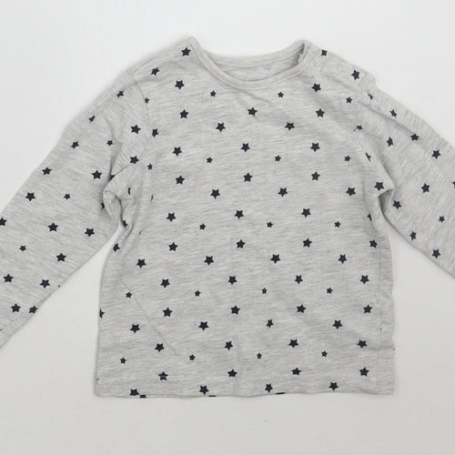 TU Baby Grey Geometric  Basic T-Shirt Size 6-9 Months