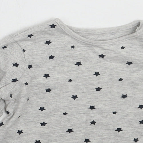 TU Baby Grey Geometric  Basic T-Shirt Size 6-9 Months
