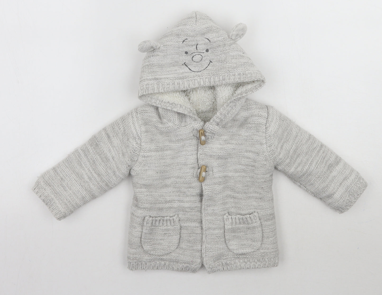 George Baby Grey   Jacket Coatigan Size 0-3 Months  - Disney