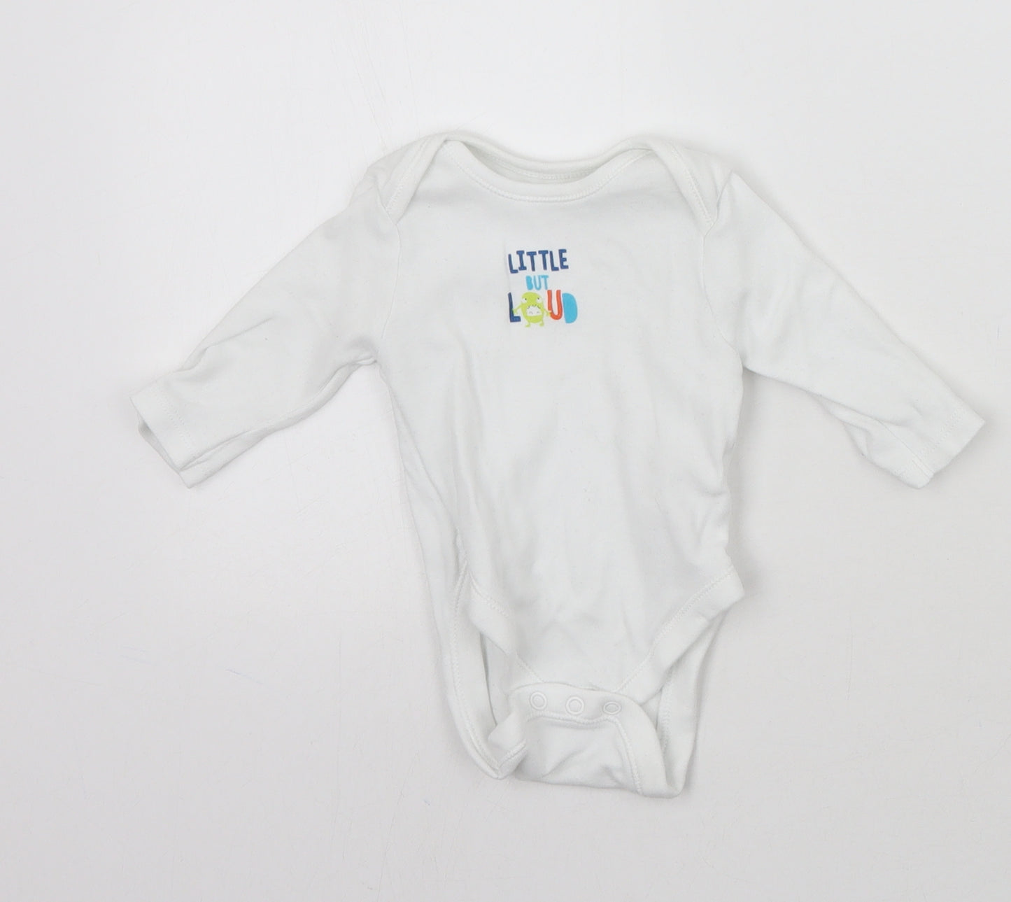 Primark Baby White   Babygrow One-Piece Size 0-3 Months