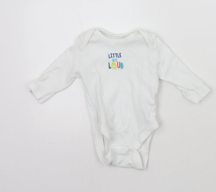 Primark Baby White   Babygrow One-Piece Size 0-3 Months