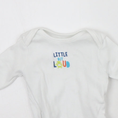 Primark Baby White   Babygrow One-Piece Size 0-3 Months