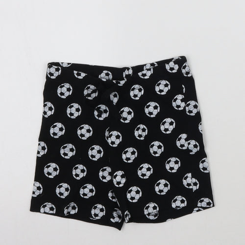 Primark Boys Black Geometric  Cropped Trousers Size 12-18 Months