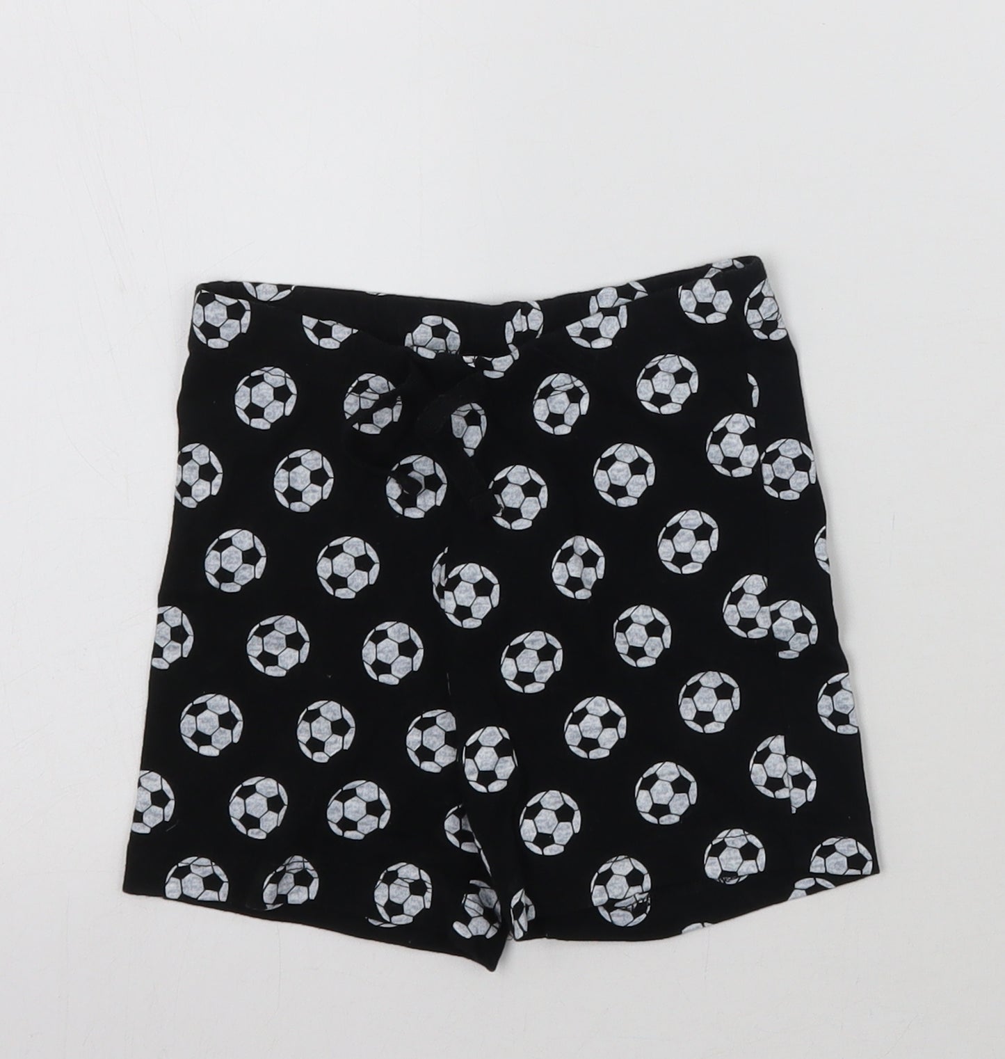 Primark Boys Black Geometric  Cropped Trousers Size 12-18 Months