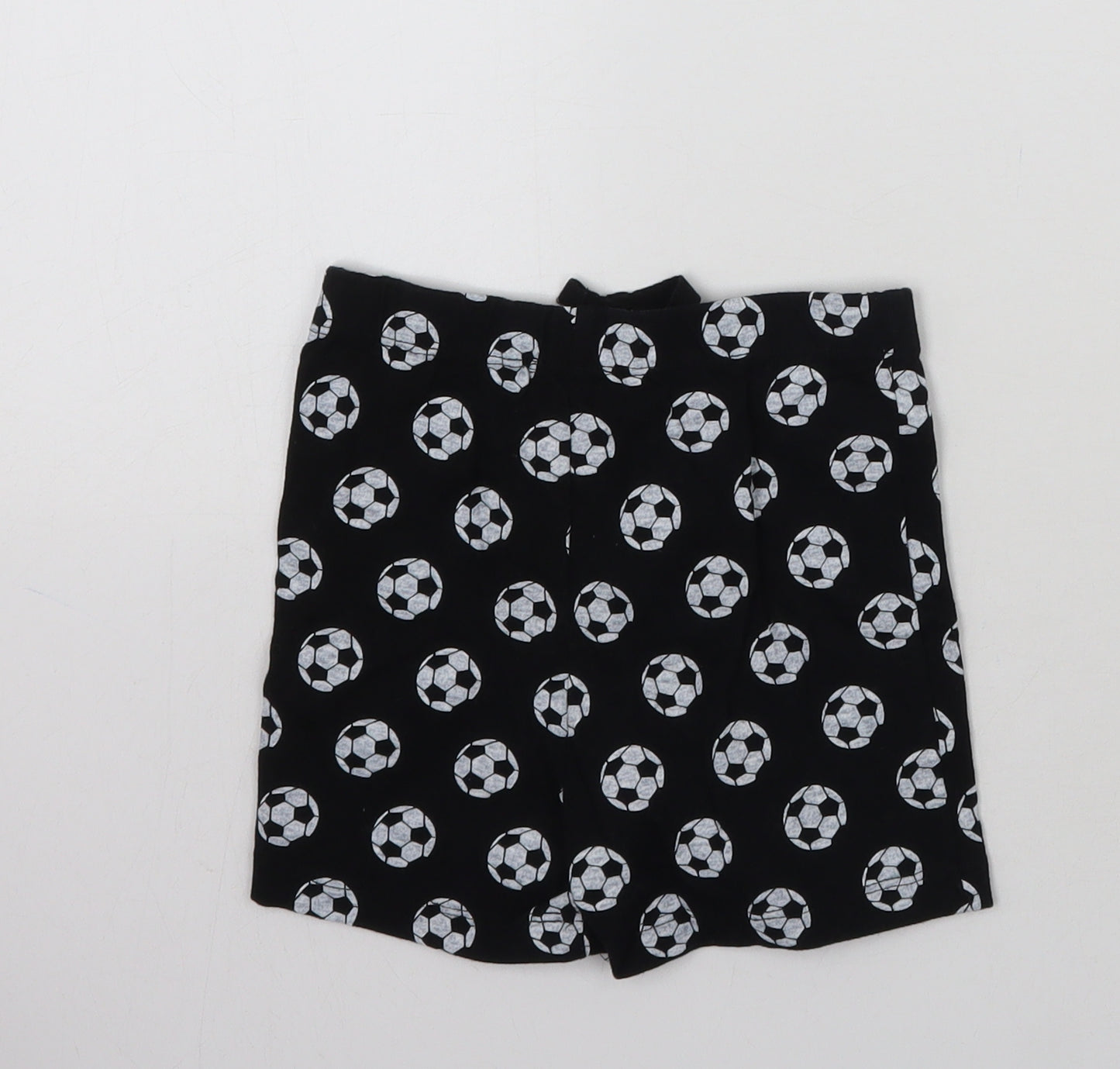 Primark Boys Black Geometric  Cropped Trousers Size 12-18 Months