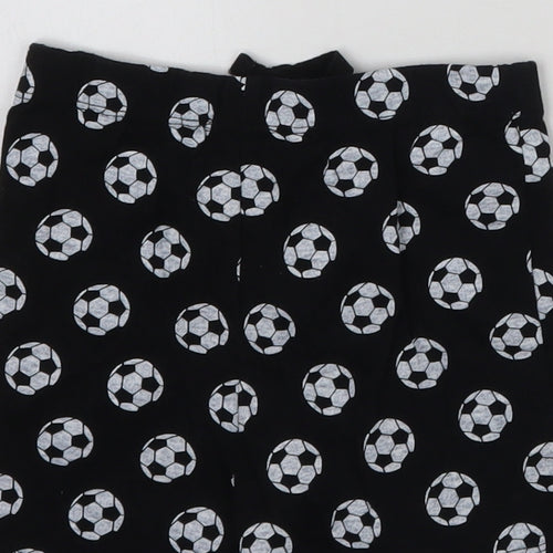 Primark Boys Black Geometric  Cropped Trousers Size 12-18 Months