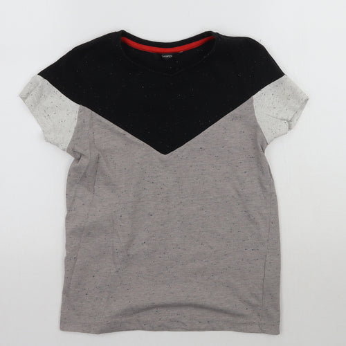 George Boys Grey   Basic T-Shirt Size 8-9 Years