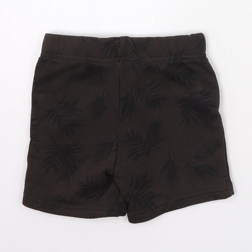 Primark Baby Brown Floral  Cropped Trousers Size 12-18 Months