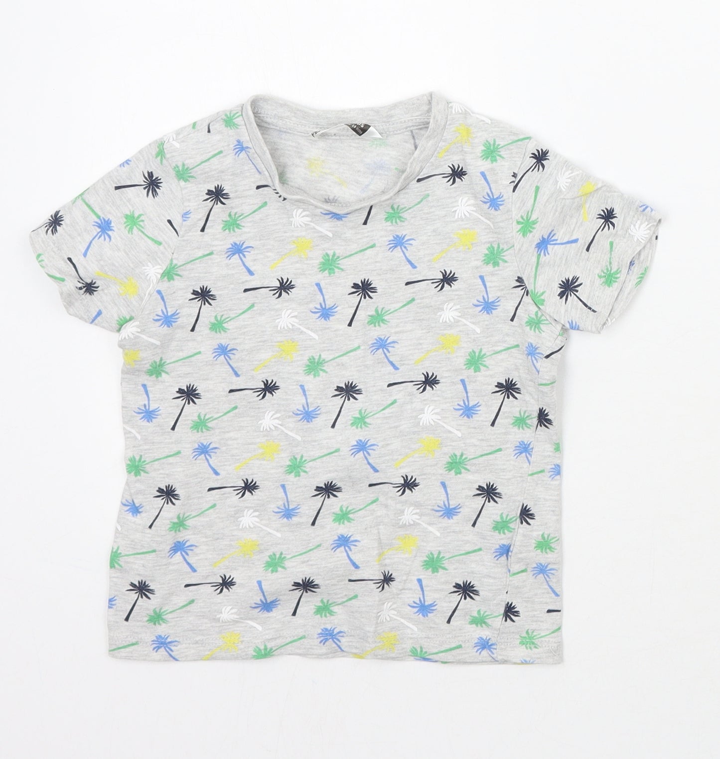 Pep & co Baby Grey Floral  Basic T-Shirt Size 18-24 Months