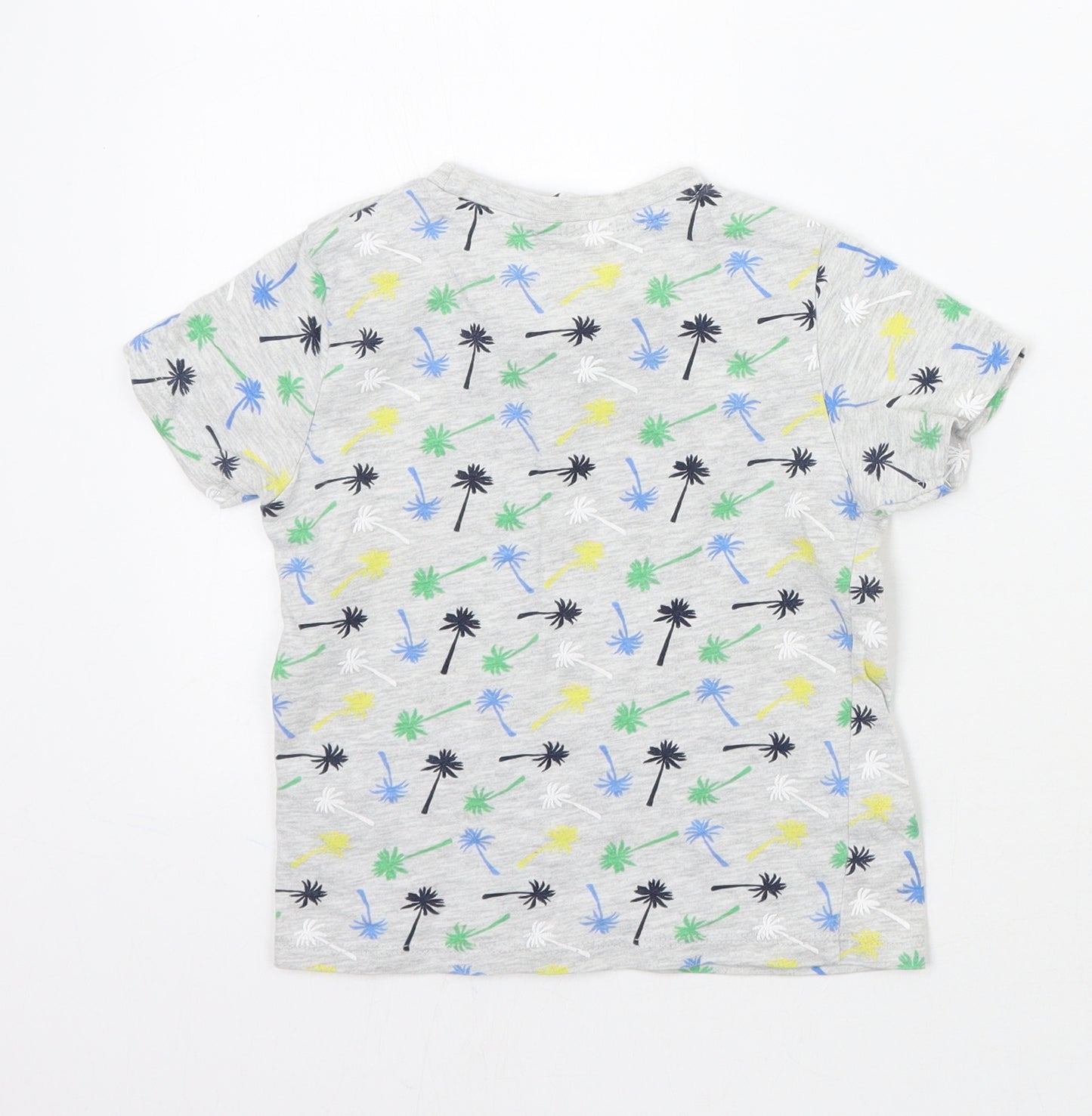 Pep & co Baby Grey Floral  Basic T-Shirt Size 18-24 Months