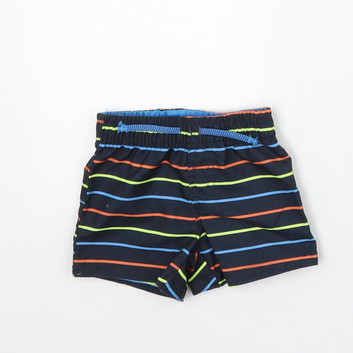 Primark Boys Black Striped  Cropped Trousers Size 3-6 Months