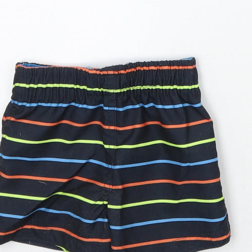 Primark Boys Black Striped  Cropped Trousers Size 3-6 Months