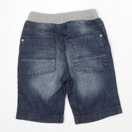 George Boys Blue   Cargo Shorts Size 6-7 Years