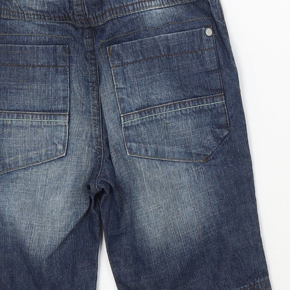 George Boys Blue   Cargo Shorts Size 6-7 Years