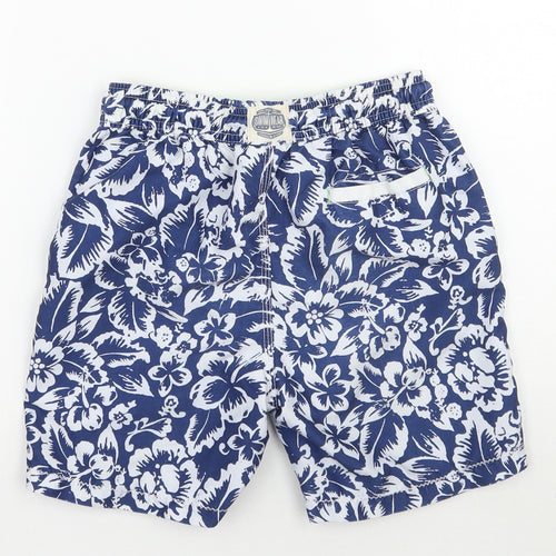 NEXT Boys Blue Floral  Bermuda Shorts Size 8 Years