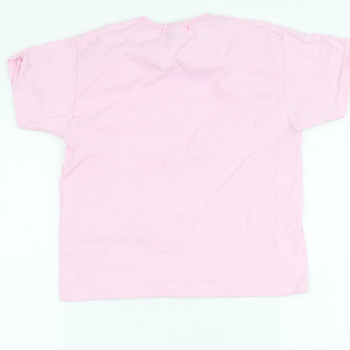 In the Style Girls Pink   Basic T-Shirt Size 3-4 Years  - Squad