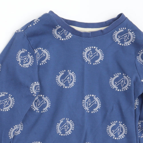 George Boys Blue   Pullover Jumper Size 6-7 Years