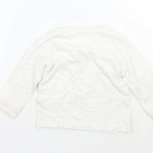 George Baby Ivory   Basic T-Shirt Size 12-18 Months  - Winnie the pooh