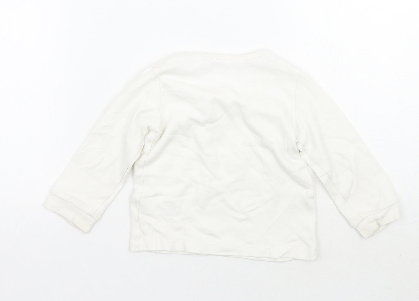 George Baby Ivory   Basic T-Shirt Size 12-18 Months  - Winnie the pooh