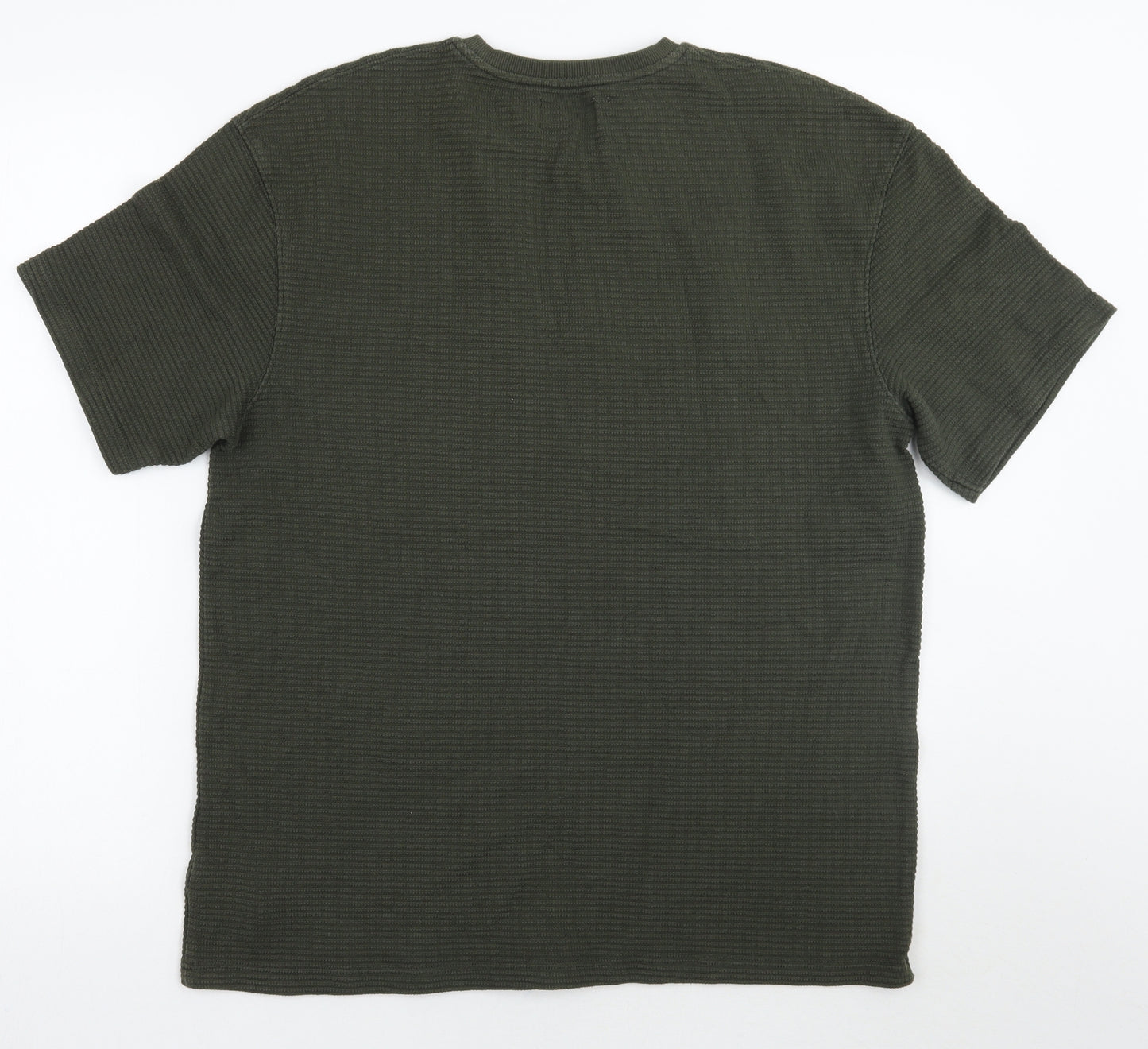 Topman Mens Green    T-Shirt Size S