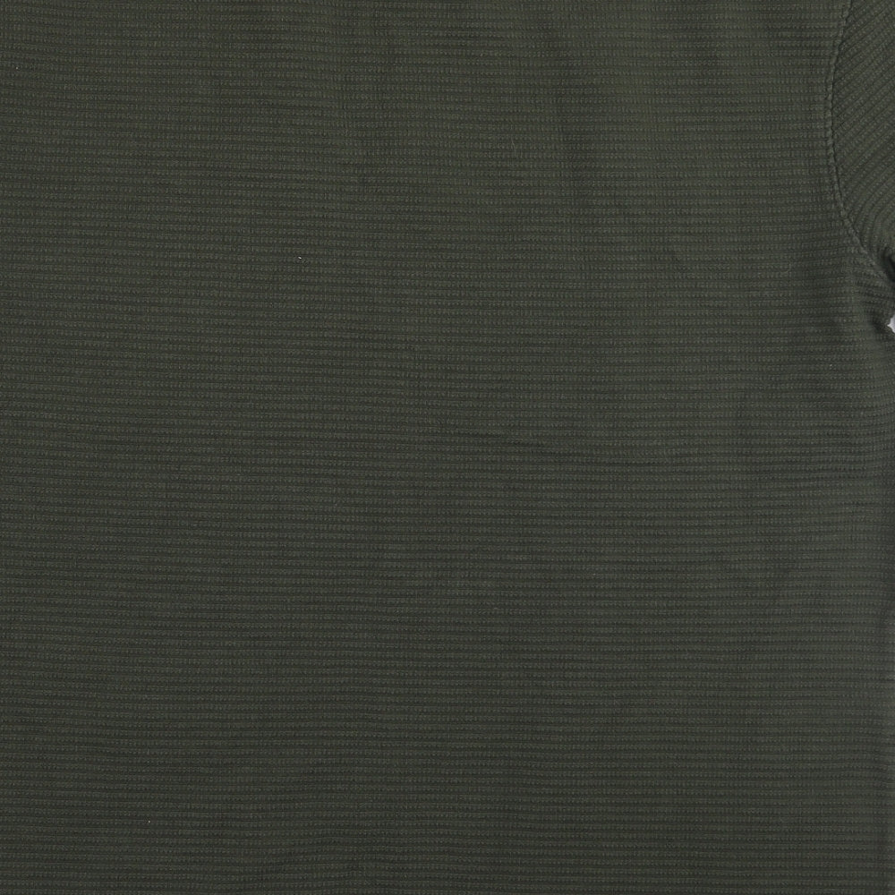Topman Mens Green    T-Shirt Size S