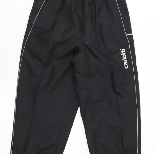 Carlotti Boys Black   Jogger Trousers