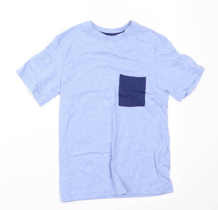 Rebel Boys Blue   Basic T-Shirt Size 7-8 Years