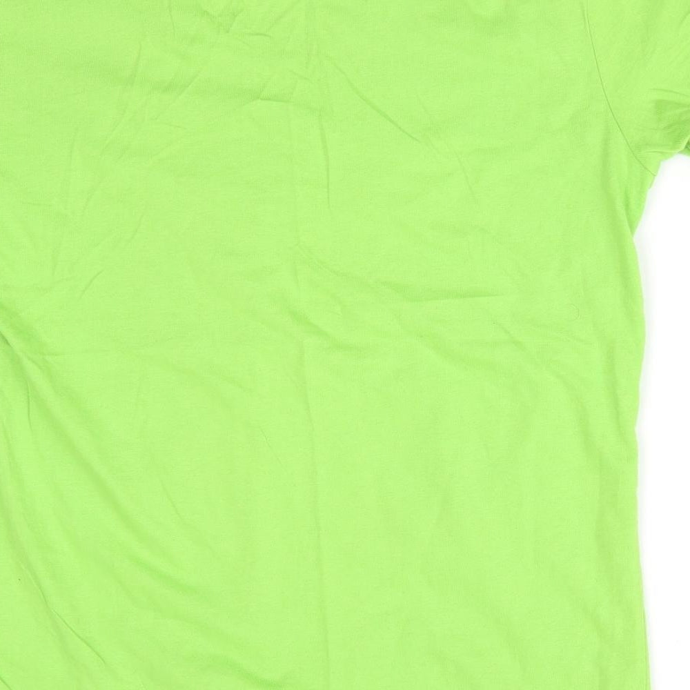 Bonprix Collection Boys Green   Basic T-Shirt Size 12-13 Years  - Face print