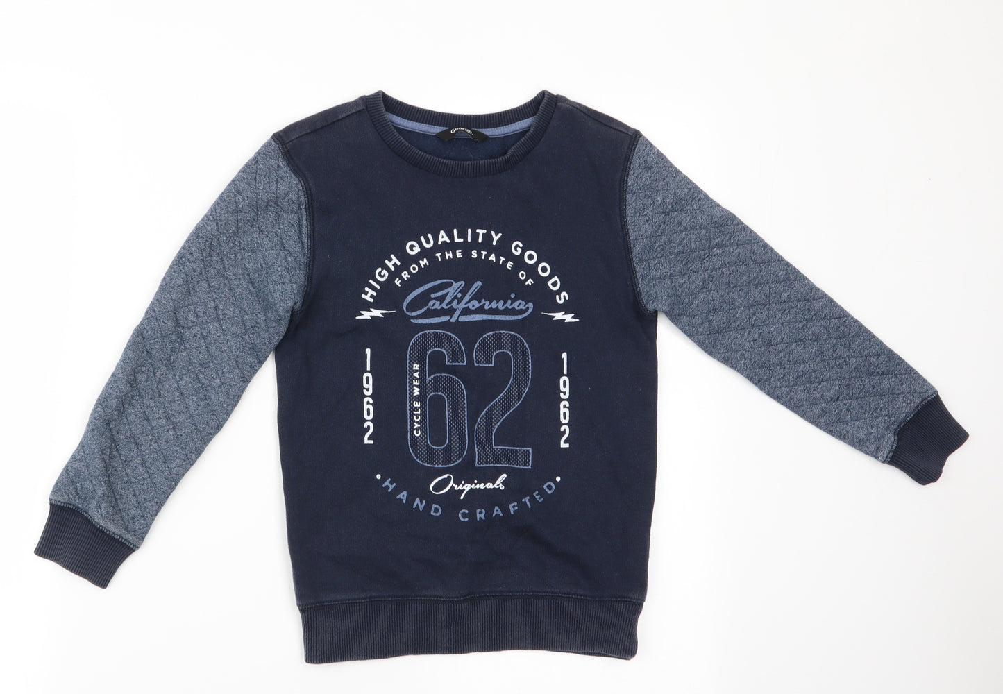 George Boys Blue   Pullover Sweatshirt Size 6-7 Years  - High Quality 62