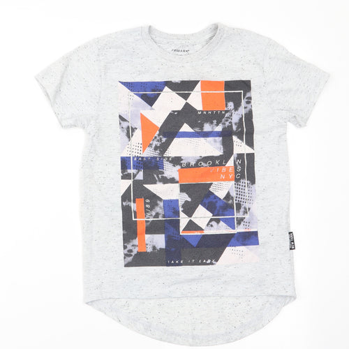 Primark Boys Grey   Basic T-Shirt Size 7-8 Years  - Brooklyn Vibe