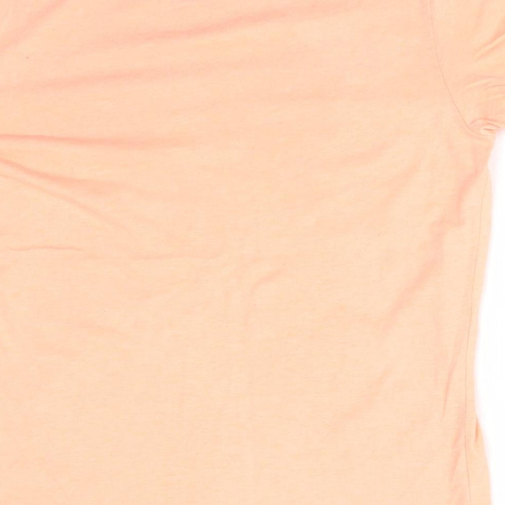 Primark Girls Orange   Basic T-Shirt Size 9-10 Years  - Long Beach