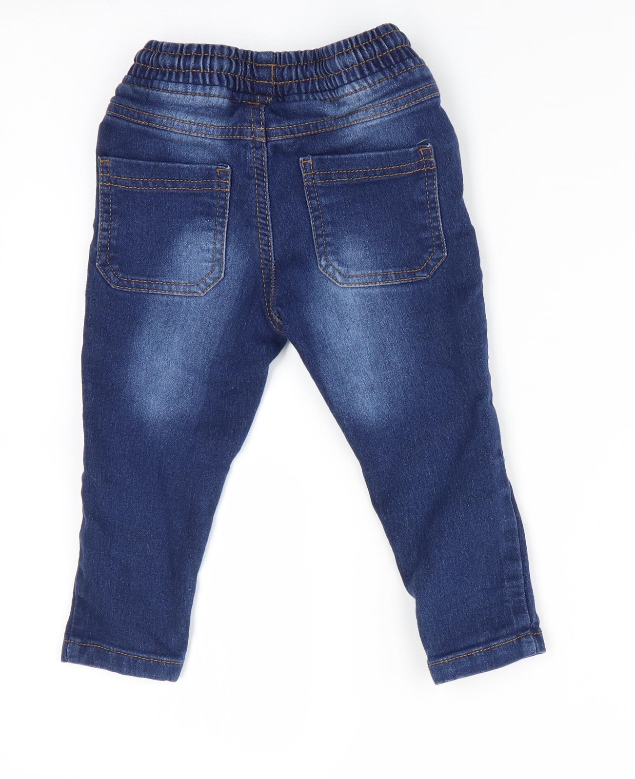 So Cute Boys Blue   Jogger Jeans Size 12-18 Months
