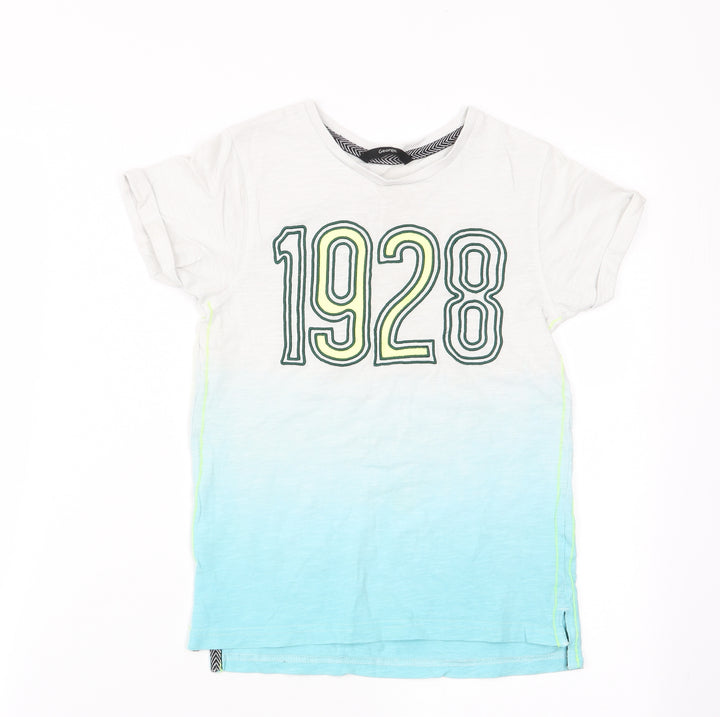 George Boys Blue   Basic T-Shirt Size 7-8 Years  - 1928
