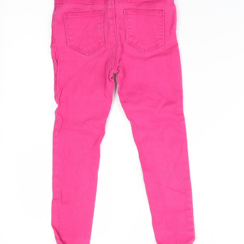 Denim Co Girls Pink   Skinny Jeans Size 4-5 Years