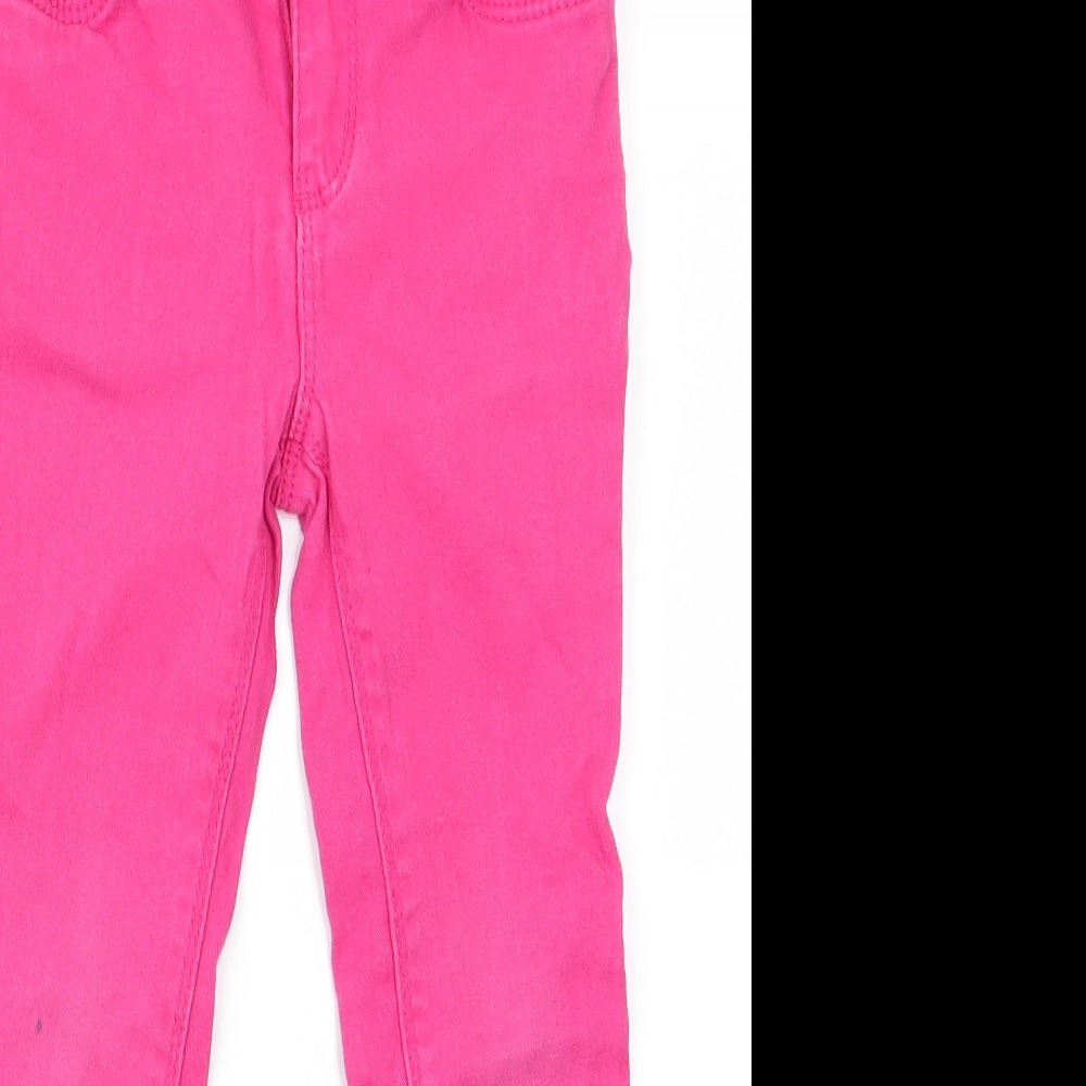 Denim Co Girls Pink   Skinny Jeans Size 4-5 Years