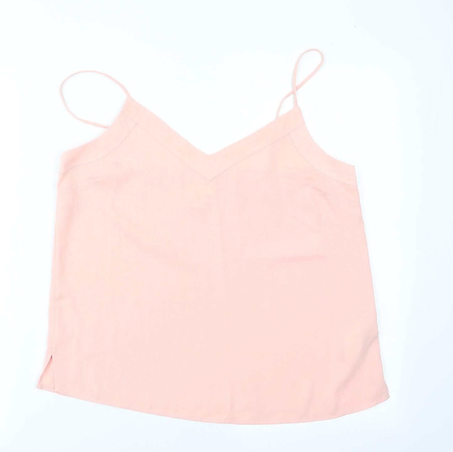 Topshop Womens Pink   Camisole Blouse Size 12  - Peach in Colour