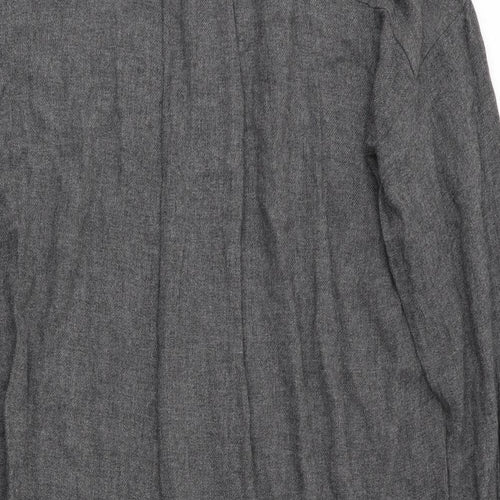 Zara Womens Grey   Shirt Dress  Size 4