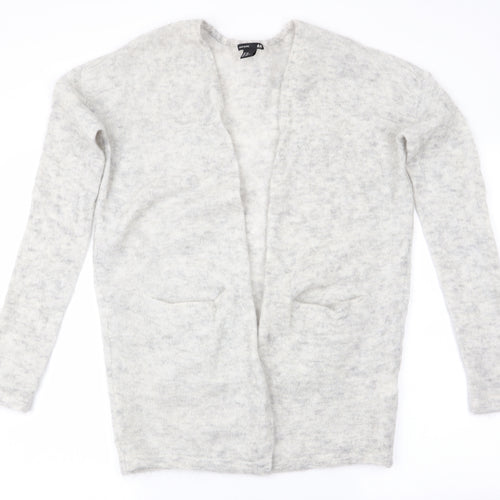 H&M Womens Grey   Cardigan Jumper Size 4  - Longline Cardigan